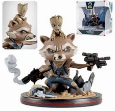 QMx Q-Fig Rocket and Groot Guardians of the Galaxy Vol. 2 Marvel Collectible