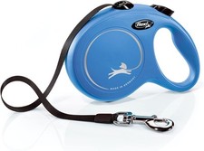 FLEXI Classic Tape Retractable Dog Leash for Medium Dogs - Blue /GM2-3138-FL...