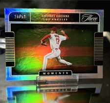 2022 Panini Three and Two LA Angels Shohei Ohtani #M-3 - SP Silver Holo 🔥#/50🔥