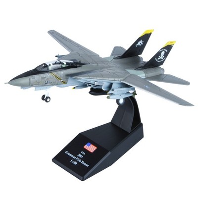 F-14 Tomcat US 1:100 Scale Diecast Fighter Simulation Alloy Aircraft Model