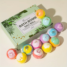 12PCS Bath Bomb Gift Set Large Aromatherapy Bubble Spa Balls Relaxing Gifts