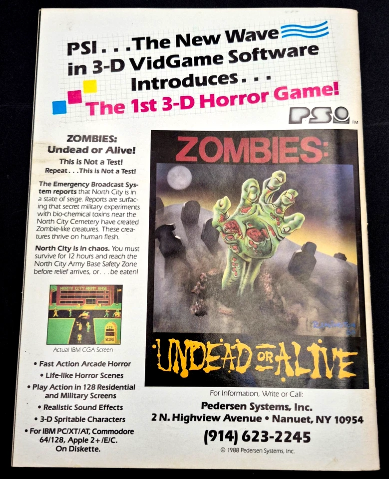 GOREZONE #5 Jan-1988 Lucio Fulci, Halloween 4, Hellraiser ll Posters Intact VF - Image 3 of 3