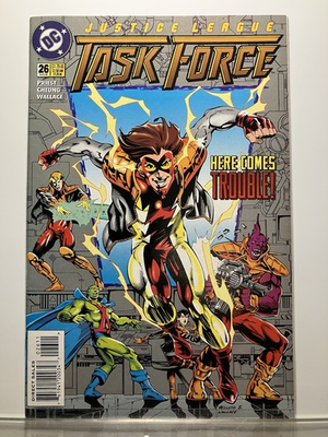 #ad #ad 🔑JUSTICE LEAGUE TASK FORCE #26 1995 DC COMICS SAL VELLUTO COVER VF NM $2.85