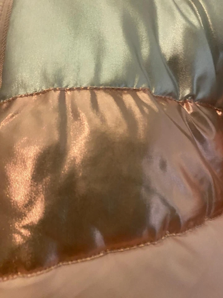 Arizona Jean Co Puffer Coat Jacket Pink Zip Up Girls Size L14 - Image 4 of 4