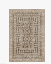 Ruggable Cyrus Rose Gold Flatwoven Rug Cover Only 4x6 NEW