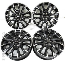 4 2024 GMC Acadia 20” Carbon Flash Metallic Machined Factory OEM Wheels Rims