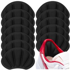 12 Pcs Self Adhesive Heel Cushion Inserts Reusable Heel Pads for Back of Shoes