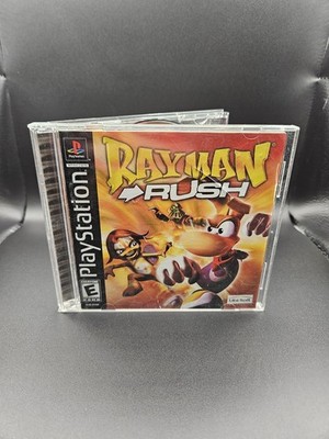Rayman Rush Sony PlayStation 1 PS1 Complete CIB Tested & Working Black Label
