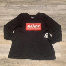 Super Soft By Torrid Slub Jersey T-Shirt 3X 22-24 Vote Mandy Top