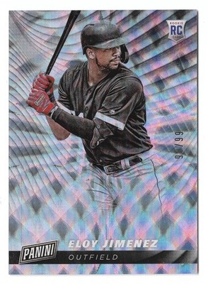 2019 Panini Cyber Monday #RC11 Eloy Jimenez Rookies Future Frames #/99