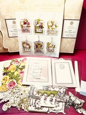 Anna Griffin Slider Flowers on Vases - Message Pulls up - 5 Unique Cards - LOOK
