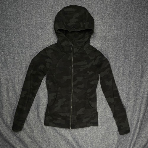 Giacca Lululemon Define nera mimetica full zip cappuccio donna taglia 4 - Foto 2 di 8