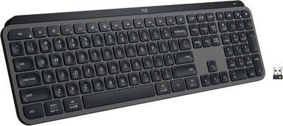MX Keys S Wireless Keyboard, Low Profile, Fluid Precise Quiet Typing, Programmab