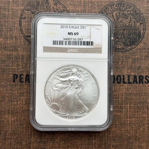 NGC 2010 MS69 American Silver Eagle 🇺🇸