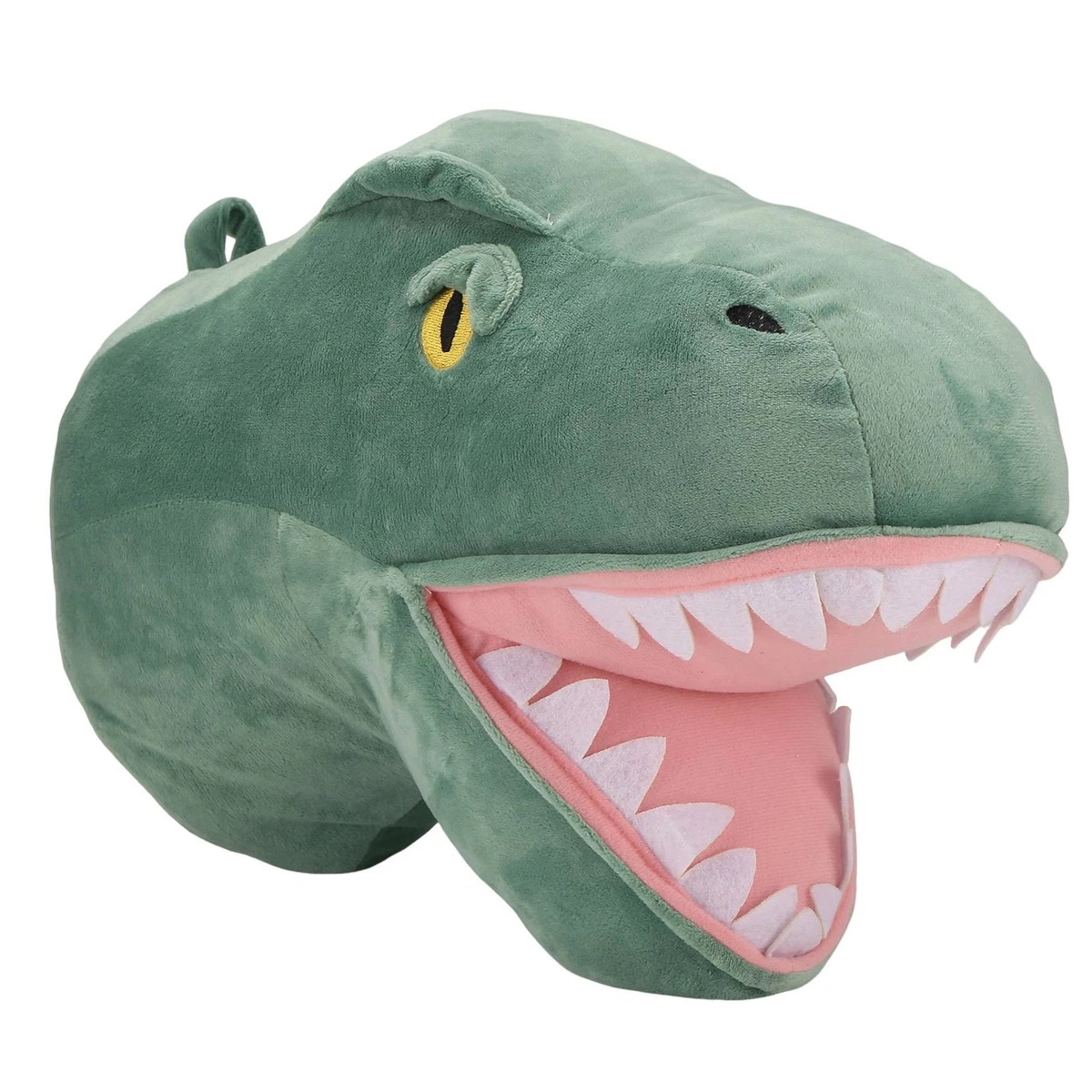 2 Pieces Dinosaur Head Wall Ornaments 3D Cute Nursery Room Living Room Baby L8D4