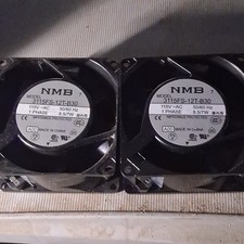 NMB 3115FS-12T-B30 Axial Fan Square Black 115V AC 8.5/7W 1 Phase 50/60Hz