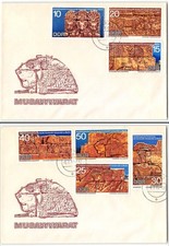 German Democratic Republic #1215-1221 FDC, 1970