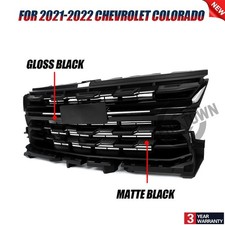 2021-2022 Chevrolet Colorado Primed Glossy Black Front Grille Assembly 84922758