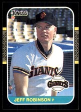 Jeff Robinson 1987 Donruss #559 Giants MLB READ FREE SHIPPING AutographDen
