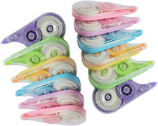 12PCS White Correction Tape,39.4ft Each,Easy To Use Applicator for Instant Corre