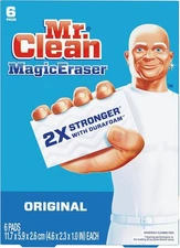 Mr. Clean Magic Eraser 2X Stronger with Durafoam - 6 Pads