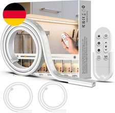 LED Unterbauleuchte Dimmbar, 3 Stück 1M Lichtleiste Küche Selbstklebend Mit Fern