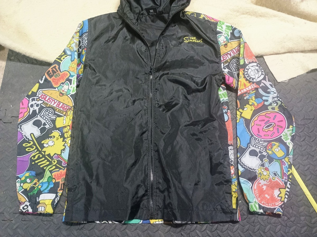 The Simpsons Windbreaker full zip jacket Men's small,No tags, 20