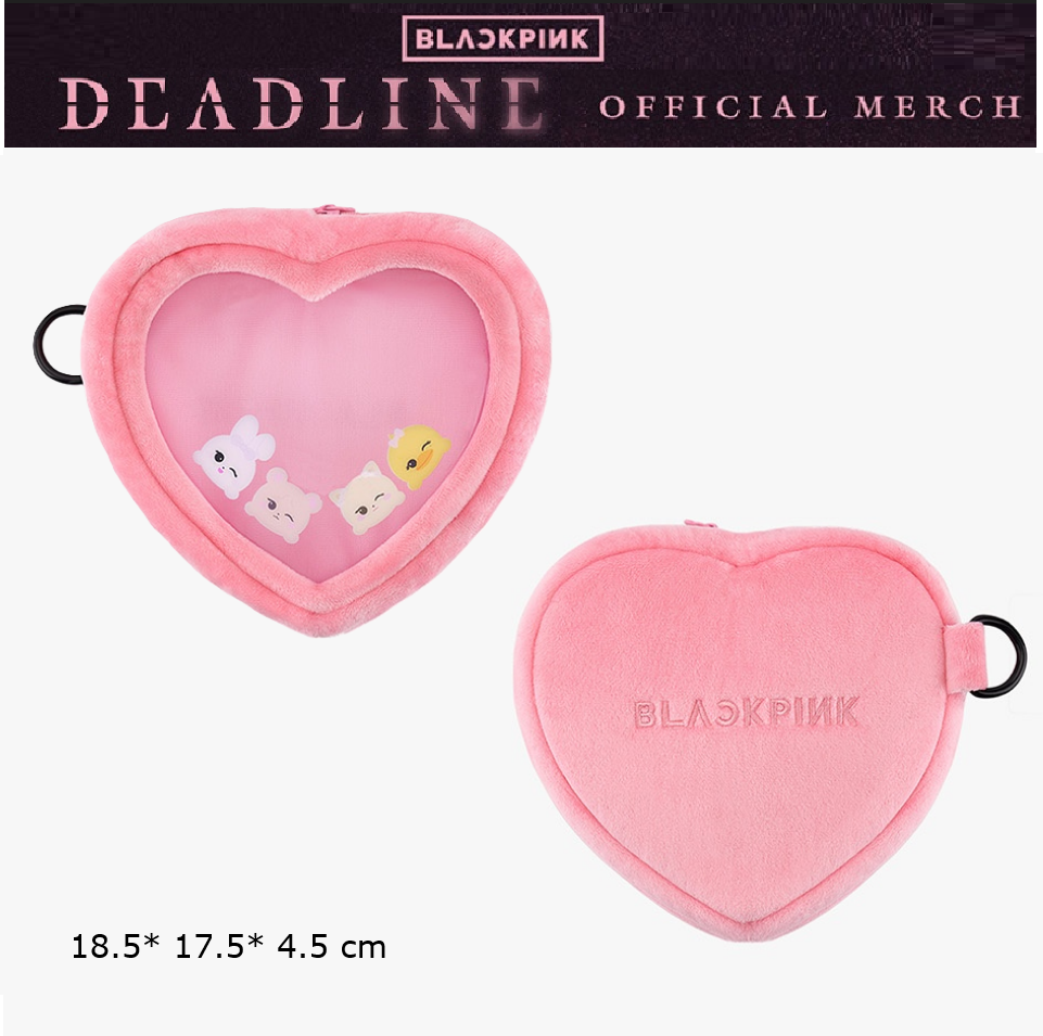 BLACKPINK DEADLINE World Tour OFFICIAL Face Keyring, Magnet Plush