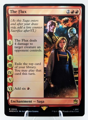 The Flux (FOIL) MTG WHO | EDH Red Saga | Removal Ramp Card Advantage | Rare NM+