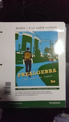 PREALGEBRA, BOOKS A LA CARTE EDITION (5TH EDITION) By Jamie Blair & Tobey John