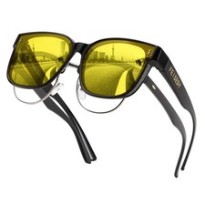 Men Women Night Vision Driving Glasses Anti Glare Fit Over Polarized Nighttim...