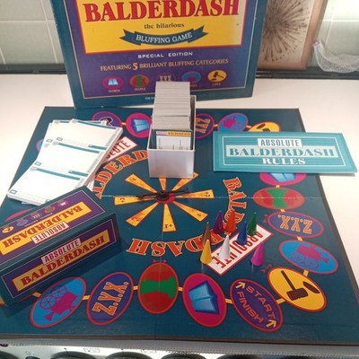 ABSOLUTES BALDERDASH SPIEL: Sonderedition von Drumond Park in sehr gutem Zustand 