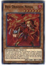 Red Dragon Ninja Shadows in Valhalla SHVA EN025 Super Rare NM Yugioh