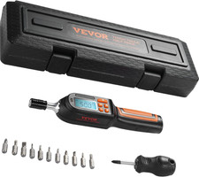 Digital Precision Torque Screwdriver 1/4" Drive 2.65-70.67  Range LCD Display