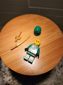 LEGO NINJAGO Lloyd Minifigure Robe Tournament of Elements 70749 w/ Weapons