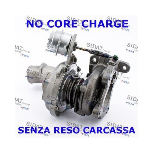 Turbocompresseur Sidat 49.027R haute pression pour Opel et Volvo