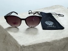 VINCE CAMUTO VC1061 OX Round Sunglasses Smoke Gradient Lens NWT