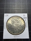 USA Silver Morgan Dollar 1897 S Unc Nice Toning