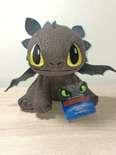 *FREE SHIP* 8" TOOTHLESS How to Train Your Dragon Plush 2025