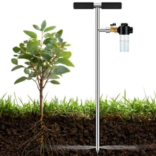 Deep Root Watering Tool for Trees Watering Spike with Fertilizer Bottle | Sta...