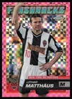 2022-23 Topps Chrome MLS Lothar Matthaus Pink X-Fractor New York Metrostars #61