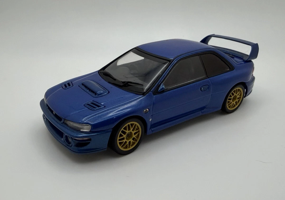 Kyosho 1:43 Subaru Impreza S202 STi Año de construcción 2002 azul metálico KSR43118BL modelo Kyosho 1:43 Subaru Impreza S202 STi Año de construcción 2002 azul metálico KSR43118BL modelo