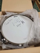 VINNIE PAUL (PANTERA, HELLYEAH) Hand Signed AUTOGRAPHED Snare DDrum DRAGON+BONUS