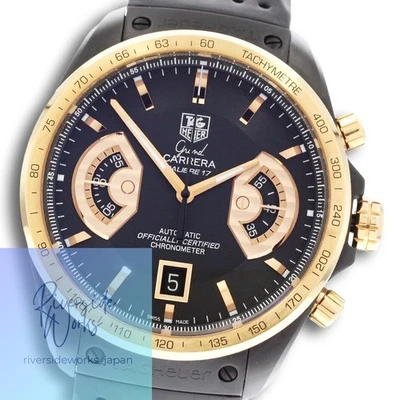 Montre automatique homme TAG HEUER CAV518E Grand Carrera RS2 PG Bezel - Photo 1/4