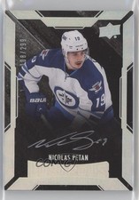 2015-16 UD Black Lustrous Rookies Signatures 108/299 Nicolas Petan #65 Auto 17wc