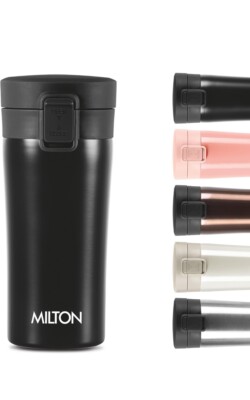 Milton Coffee Mug Thermosteel Hot or Cold Insulated Flask, 350 ml