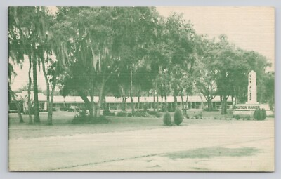 #ad #ad Postcard Sun Plaza Motor Manor Ocala Florida $5.50