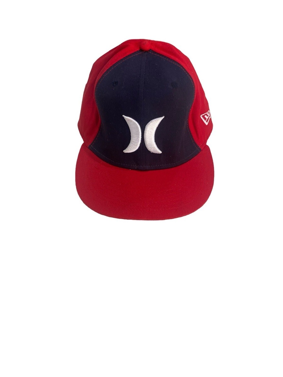 Preowned New Era 59Fifty Hurley Hat Size Medium And Large H5