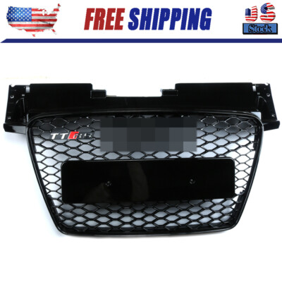 FOR 07-14 AUDI TT 8J HONEYCOMB SPORT MESH TTRS STYLE HEX GRILLE GRILL BLACK 