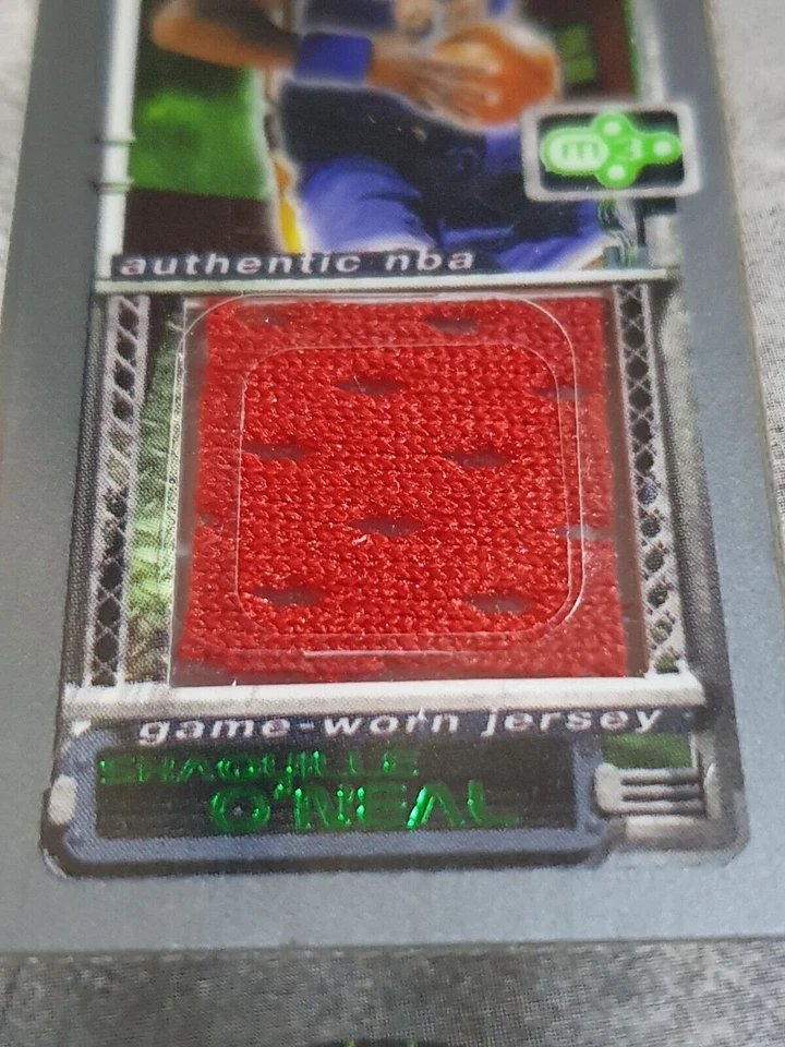 2003 Topps Rookie Matrix Shaquille O'Neal #PATCH Game Worn Jersey - Rare - Image 2 of 3